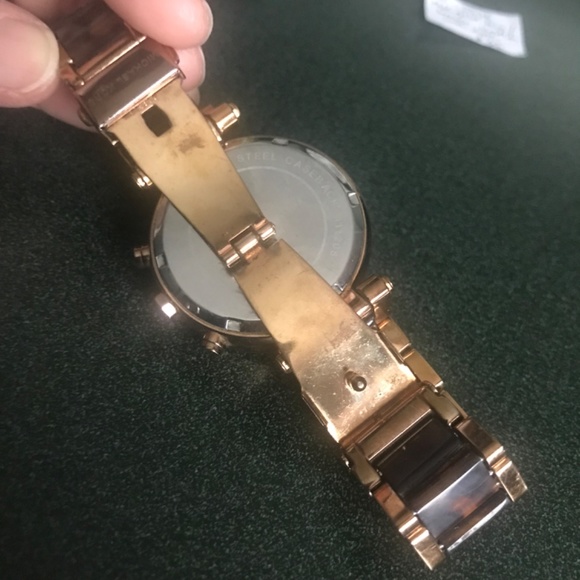 Michael Kors Rose Gold-tone Tortoise Women’s Watch MK5538 - Picture 12 of 16